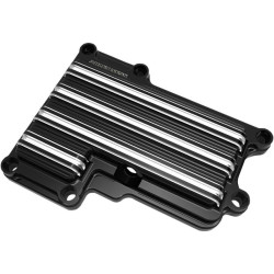 PartzBiz HD AN03-853 - Arlen Ness 10 Gauge Gloss Black Transmission Top Cover Harley 07-15 Twin Cam | 03-853