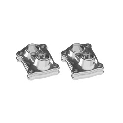 PartzBiz HD AN12-582 - Arlen Ness 12-582 Chrome 10-Gauge Lifter Block Covers 17-18 M8 Harley Touring 0940-1660 09401660 263845