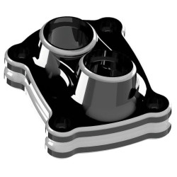 PartzBiz HD AN12-583 - Arlen Ness 12-583 10-Gauge Black Tappet Block Covers 17-18 Harley FLH/T M8