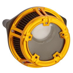 PartzBiz HD AN18-178 - Arlen Ness 18-178 Gold Anodized Method Clear Stage 1 Air Cleaner Filter XL 88-17 18-178