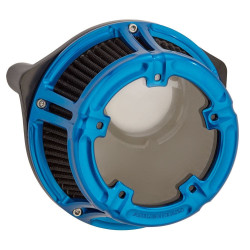 PartzBiz HD AN18-183 - Arlen Ness 18-183 Blue Anodized Method Clear Stage 1 Air Cleaner Filter XL 88-17 18-183