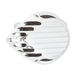 PartzBiz HD ANRC-600-007 - Arlen Ness Rough Crafts Chrome Finned Air Cleaner Harley Sportster XL 91-Up