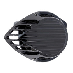 PartzBiz HD ANRC-600-003 - Arlen Ness Rough Crafts Black Finned Air Cleaner Harley Sportster XL 91-Up