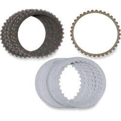PartzBiz HD DS11312181 - Barnett 306-30-20015 Carbon Fiber Clutch Plate Kit 09-12 Harley Davidson Sportster XR1200 XR1200X transmission Replacement Upgrade Performance Friction Plates 1131-2181 11312181 498118