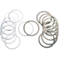 PartzBiz HD DSDS223739 - Barnett Kevlar Extra Clutch Plates 9 Friction 8 Steel Kit Harley Big Twin & XL 307-30-10011
