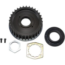 PartzBiz HD DSDS360167 - Belt Drives LTD 32 Tooth Transmission Trans Belt Pulley Harley Touring 85-06 TP-32 DS-360167 BIG TWIN ELECTRA ROAD STREET GLIDE KING SOFTAIL SLIM BOB BOY FAT DYNA SPORTSTER XL FXD WIDE GLIDE NARROW ULTRA  Best new performance transmission drivetrain upgra