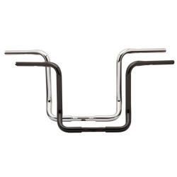 PartzBiz HD B12-2002C - Burly 15" Chrome Bagger Ape Hanger Handlebars for Harley FLH/T 86-14 - B12-2002C PartzBiz HD B12-2002C - Burly 15" Chrome Bagger Ape Hanger Handlebars for Harley FLH/T 86-14 - B12-2002C