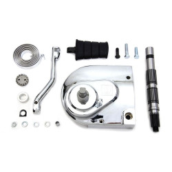 PartzBiz HD VT22-0218 - Chrome Kicker Kick Starter Conversion kit  Harley Sportster XL 883 1200 1991-2003 sporty custom chopper best for performance mod
