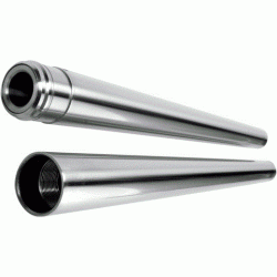 PartzBiz HD DS04040607 - Custom Cycle 710013 Show Chrome Fork Tubes 49mm 27.875 Harley Softail 18-Up