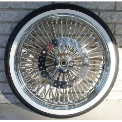 PartzBiz HD DNA-Softail_FLSTN - DNA 52 Mammoth Spoke Tire with Super Spoke Rotors Package for Harley Softail | 