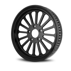 PartzBiz HD M-PL-0178BK - DNA Super Spoke Chrome 66 Tooth X 1" Rear Pulley Superspoke Custom Harley HD - M-PL-0166 PartzBiz HD M-PL-0178BK - DNA Super Spoke Chrome 66 Tooth X 1" Rear Pulley Superspoke Custom Harley HD - M-PL-0166