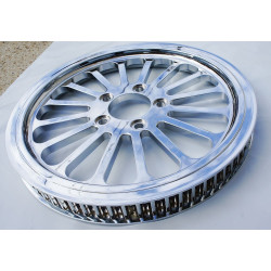 PartzBiz HD M-PL-0170 - DNA Super Spoke Chrome 70 Tooth X 1-1/2" Rear Pulley Superspoke Custom Harley HD M-PL-0178 PartzBiz HD M-PL-0170 - DNA Super Spoke Chrome 70 Tooth X 1-1/2" Rear Pulley Superspoke Custom Harley HD M-PL-0178