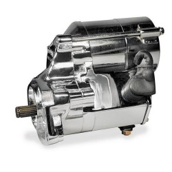 PartzBiz HD DS21100446 - Drag 1.7kw Chrome High Performance OEM Replacement Starter Harley 90-06 Big Twin | 2110-0446 Repl OEM 31553-90 & 31553-94