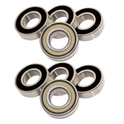 PartzBiz HD DS02150963 X2 - Drag Specialties 1" Rear ABS Wheel Bearing Kit for 09-17 Harley FL Touring V-Rod best new custom chopper bobber bagger dresser replacement upgrade 1 inch PartzBiz HD DS02150963 X2 - Drag Specialties 1" Rear ABS Wheel Bearing Kit for 09-17 Harley FL Touring V-Rod best new custom chopper bobber bagger dresser replacement upgrade 1 inch