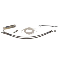 PartzBiz HD FBI-109314 - Fat Baggers 14"-16" EZ Install Stainless Extended Cables Install Harley FLTR 15- | 109314