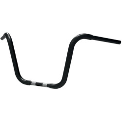 PartzBiz HD DS06011707 - Khrome Werks 12" Black Fat 1-1/4" Ape Hanger Handlebars for Harley FLTR/FLHR 08-14-300832 PartzBiz HD DS06011707 - Khrome Werks 12" Black Fat 1-1/4" Ape Hanger Handlebars for Harley FLTR/FLHR 08-14-300832
