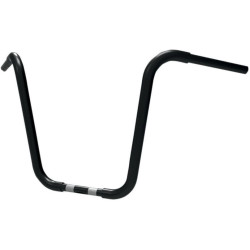 PartzBiz HD DS06011708 - Khrome Werks 16" Black Fat 1-1/4" Ape Hanger Handlebars for Harley FLTR/FLHR 08-14-300833 PartzBiz HD DS06011708 - Khrome Werks 16" Black Fat 1-1/4" Ape Hanger Handlebars for Harley FLTR/FLHR 08-14-300833