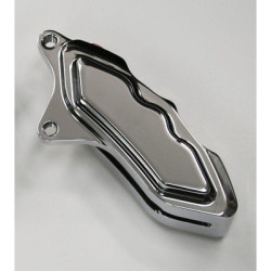 PartzBiz HD HHI-LHSCC6018 - HHI Hawg Halters 6 Piston Chrome Left Side Caliper Harley Davidson 11.8" Dresser | LHSCC6018