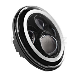 PartzBiz HD HW167005 - Hogworkz 7" LED Black HaloMaker Headlight (Harley Daymaker Replacement) PartzBiz HD HW167005 - Hogworkz 7" LED Black HaloMaker Headlight (Harley Daymaker Replacement)