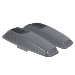 PartzBiz HD HW153004 - Hogworkz Vivid Black 6" x 9" Speaker Lids Harley Touring 93-13 Saddlebags | HW152008 PartzBiz HD HW153004 - Hogworkz Vivid Black 6" x 9" Speaker Lids Harley Touring 93-13 Saddlebags | HW152008