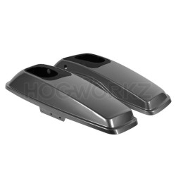 PartzBiz HD HW153010 - Hogworkz Vivid Black 6" x 9" Speaker Lids Harley Touring 93-13 Saddlebags | HW152008 PartzBiz HD HW153010 - Hogworkz Vivid Black 6" x 9" Speaker Lids Harley Touring 93-13 Saddlebags | HW152008