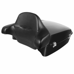 PartzBiz HD HW229808 - Hogworkz Vivid Black Rushmore Style Chopper Tour Pack TourPak w/ Full Backrest | HW229808 Harley Davidson Touring Cargo Luggage Storage Travel Upgrade PartzBiz HD HW229808 - Hogworkz Vivid Black Rushmore Style Chopper Tour Pack TourPak w/ Full Backrest | HW229808 Harley Davidson Touring Cargo Luggage Storage Travel Upgrade