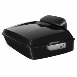 PartzBiz HD HW229908 - Hogworkz Vivid Black Rushmore Style Chopped Tour Pack TourPak w/ Slim Backrest| HW229908 Harley Davidson Touring Motorcycle bike Chopper Luggage Cargo Storage Travel Upgrade PartzBiz HD HW229908 - Hogworkz Vivid Black Rushmore Style Chopped Tour Pack TourPak w/ Slim Backrest| HW229908 Harley Davidson Touring Motorcycle bike Chopper Luggage Cargo Storage Travel Upgrade
