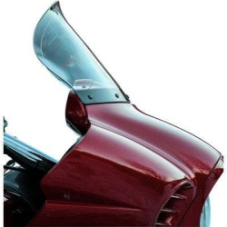 PartzBiz HD DS23120346 - Klock Werks 12" Flare Clear Windshield Non Vented Kawasaki Voyager Vaquero 09-17 2312-0346 23120346 KW05-05-0046 gold wing touring cruiser screen wing comfort best for upgrade
