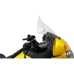 PartzBiz HD DS23120239 - Klock Werks 14" 18" Flare Clear Windshield Non Vented Honda GL1800 01-17 gold wing touring cruiser screen wing comfort best for upgrade