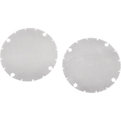 PartzBiz HD DS44050151 - Klock Werks 4405-0151 Raw Mesh Rear Speaker Pod Grills Harley FLH/T 99-13