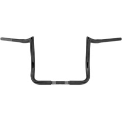 PartzBiz HD DS06014542 - LA Choppers 1 1/4" Bagger Prime Ape Flat Black 10"  Handlebars Harley 96-23 FLH/T | LA-7352-10M
