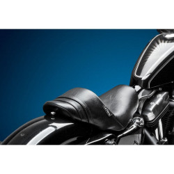 PartzBiz HD LPLBK-416BLK - Le Pera LBK-416BLK Stubs Spoiler Solo Seat w/ Black Stripes Sportster XL 07-09 | LBK-416BLK PartzBiz HD LPLBK-416BLK - Le Pera LBK-416BLK Stubs Spoiler Solo Seat w/ Black Stripes Sportster XL 07-09 | LBK-416BLK