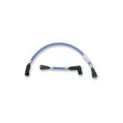 PartzBiz HD DS21040032 - Magnum 3040B Candy Apple Blue Braided Spark Plug Wires 99-17 HD Dyna Glide 2104-0032 21040032