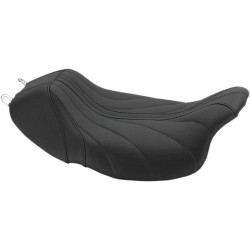 PartzBiz HD MD75059 - Mustang 75059 Black Gravity Revere Journey Low Solo Seat Harley Touring 08-Up