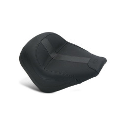 PartzBiz HD MD75374 - Mustang 75374 Black Standard Touring Solo Seat with Vinyl Inserts 15-18 Indian Scout  0810-1835 08101835 486388