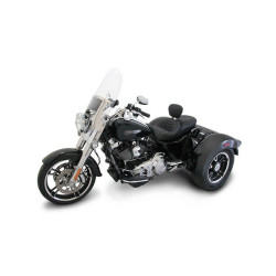 PartzBiz HD MD79592 - Mustang One Piece Vintage Standard Seat Driver Backrest Harley Freewheeler FLRT | 79592