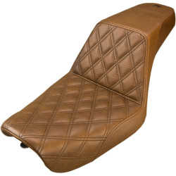 PartzBiz HD DS08030571 - Saddlemen 804-04-172BR Brown Step Up LS Seat 04-05 Harley Dyna FXD 0803-0571 08030571