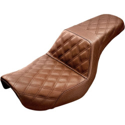 PartzBiz HD DS08030608 - Saddlemen 804-04-175BR Brown Step Up Full LS Seat 04-05 Harley Dyna FXD 0803-0608 08030608