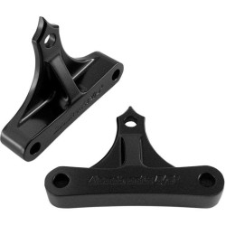 PartzBiz HD DS14100078 - Accutronix 49mm Black Tribal 5/8" Thick Fender Spacer 14-18 Harley FLH/T -TFS49LF5/8B
