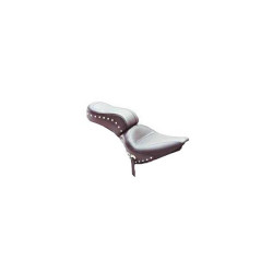 PartzBiz HD MD75303 - Mustang Studded Original Standard Style 2-up Seat for Harley Softail 89-99 | 75303