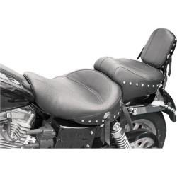 PartzBiz HD MD75109 - Mustang Seats Studded Wide Style 2 up Seat for Harley Dyna 04-05 (ex FXDWG) | 75109
