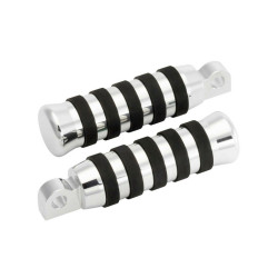PartzBiz HD 62677 - Footpegs, O-Ring, Polished, All Models, Except Softail M8 & Sportster 48/72
