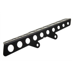 PartzBiz HD 5500029 - Belt Guard Softail TC, Round Cut Out, Matt Black