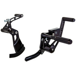 PartzBiz HD 84775 - Forward Design Footrest System, Grooves, Polished, Oem, From 2018