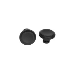 PartzBiz HD 99388 - Sports. S Front Axle Cover, Black, Smoothglos, Pair