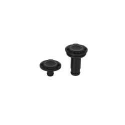 PartzBiz HD 103721 - Sport Glide Axle Cover Front Wheel Axle, Black, Prem.Glos, Couple